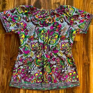 Koi Scrub Top Size Medium